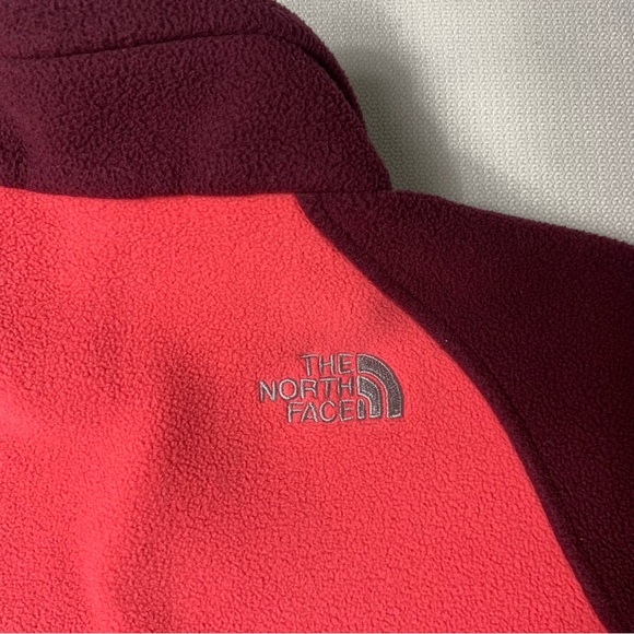 North Face Color Block Fleece Zip up Jacket - Picture 6 of 9